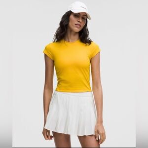 Lululemon Organic Cotton Baby Tee Maize Yellow